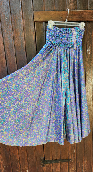 Vintage Silk Palazzo Pants