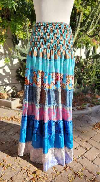 Vintage Patchwork Maxi Skirts