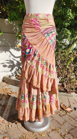 Vintage Silk Gypsy Skirts