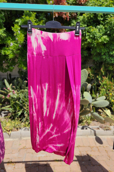 Infinity Skirt Tie-Dye - Fuchsia