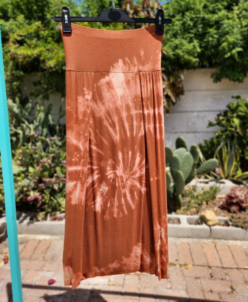 Tie-Dye Infinity Skirts - Tobacco ON SALE!