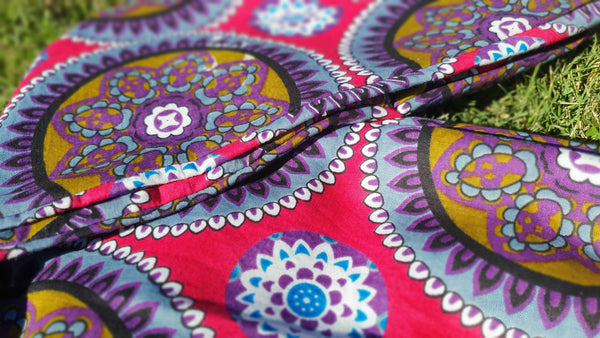 Boho Kid Pants 4 - 5 Years - Fuchsia Mandala