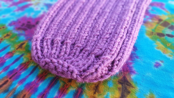 Beanie - Rib Purple