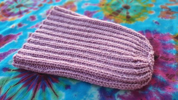 Beanie - Rib Dusty Pink