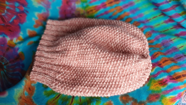 Beanie - Slouchy Dusty Pink