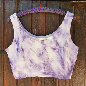 Cloudy Crop Top - Purple