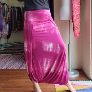 Infinity Skirt Tie-Dye - Fuchsia