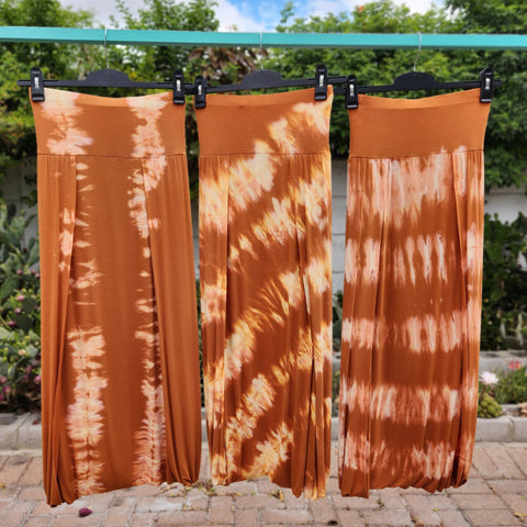 Tie-Dye Infinity Skirt - Orange ON SALE!