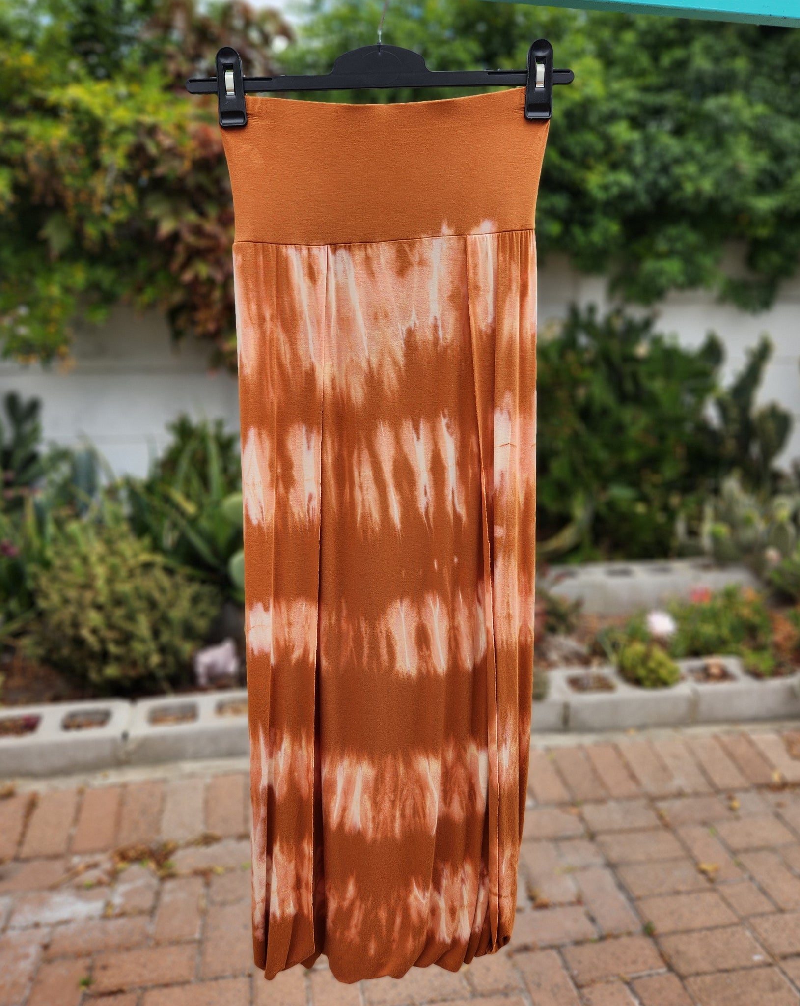 Tie-Dye Infinity Skirt - Orange ON SALE!