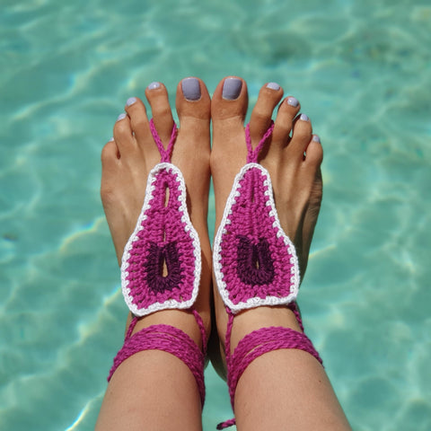 Barefoot Sandals - Purple