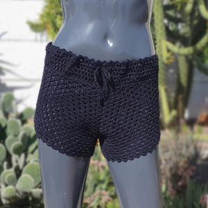 Crochet Shorts - Black